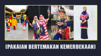 Baju Merdeka Lelaki dan Perempuan (Pakaian Bertemakan Kemerdekaan)